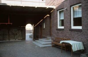 Hof eines Wohnhauses