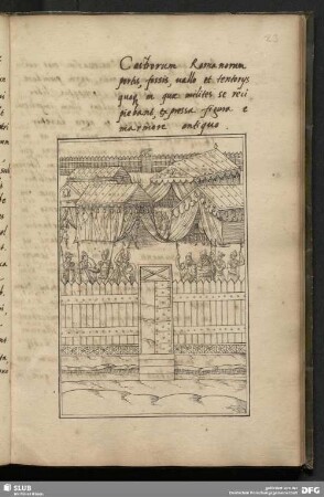 Castrorum Romanorum portis, fossis, uallo et tentorijs [...] expressa figura e marmore antiquo.