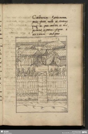 Castrorum Romanorum portis, fossis, uallo et tentorijs [...] expressa figura e marmore antiquo.
