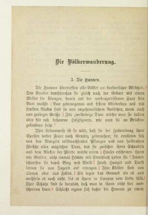 Die Völkerwanderung