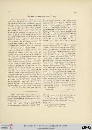 6.1903: Zu dem Silberrhyton von Tarent