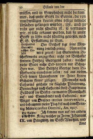 [Historie von der Carlowitzischen Befehdung.]