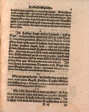 Der sanfftmütig vnnd der Juristisch Luther, Das ist: Die siebenzehend vnd achtzehend Prob, wie Luther am verwüsten Teutschlandt vnschuldig