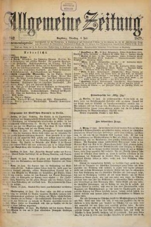 Allgemeine Zeitung. 1879, 7