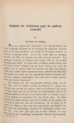 187-203 Geschichte der Auflehnung gegen die päpstliche Auctorität : Fortsetzung
