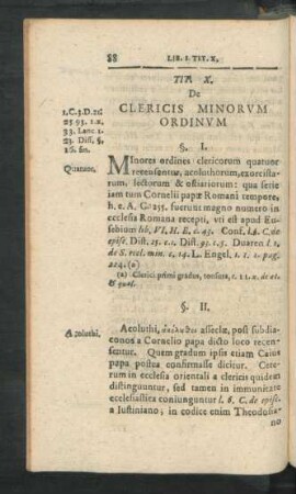 Tit. X. Clericis Minorum Ordinum