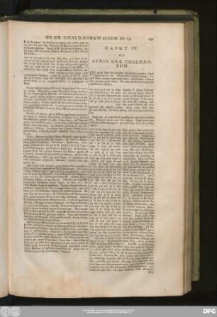 Caput IV. De Genio Urae Chaldaeorum.