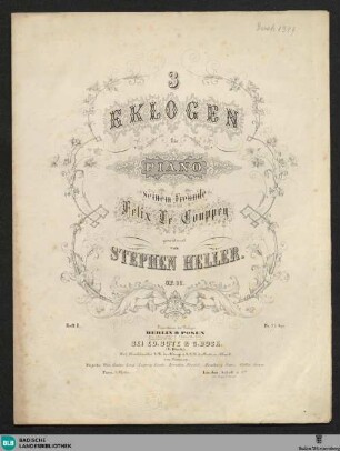 2: 3 Eklogen für Piano : Op. 92