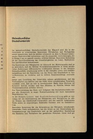Heimatkundlicher Deutschunterricht