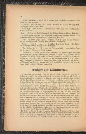 Berichte und Mitteilungen : 1. Reichshilfe für Internate