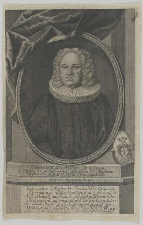 Bildnis des Johannes Georgius Bertram