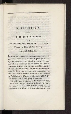 Bijdragen tot de geschiedenis van het eiland Timor.(Vervolg van bladz. 62, 7de aflevering.)