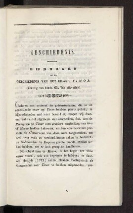 Bijdragen tot de geschiedenis van het eiland Timor.(Vervolg van bladz. 62, 7de aflevering.)