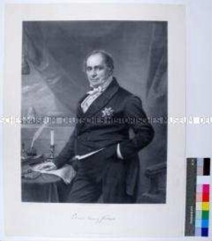 Porträt des preußischen Staatsministers und Oberpräsidenten der Provinz Brandenburg Eduard von Flottwell