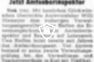 Jetzt Amtsoberinspektor