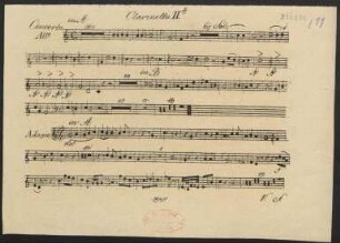 Clarinetto II.do