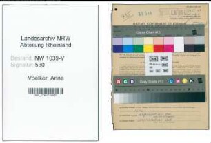 Entnazifizierung Anna Voelker , geb. 23.09.1900 ()