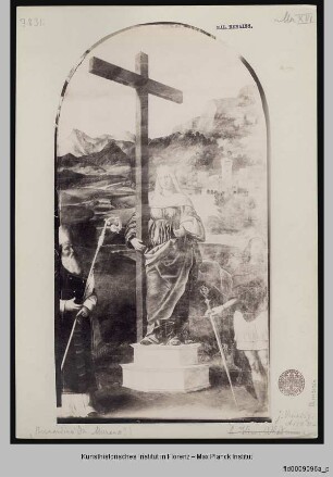 Die Heilige Helena zwischen den Heiligen Geminianus und Menna