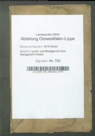 Neuansiedelungen in der Provinz Westfalen.
