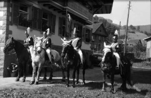 Oberharmersbach: Appell der Badischen Bürgerwehren; Harmersbacher Ulanen