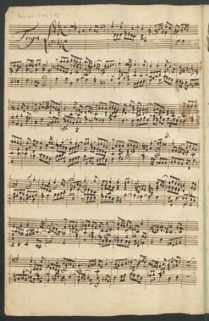 Fugen, cemb, g-Moll, HWV 605