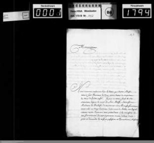. 1707: August 1707 (16.8.-31.8.)