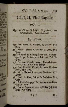 Class. II. Philologicæ