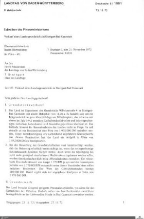 Drucksachen 1001-1500: Anträge, Anfragen, Gesetzentwürfe