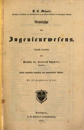 Grundzüge des Ingenieurwesens