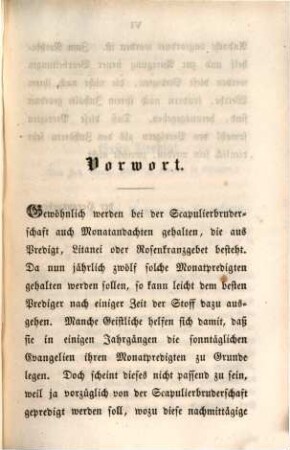 Bruderschafts-Predigten, 2. Zwölf Predigten für die Scapulierbruderschaft