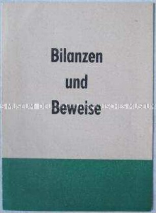 Flugschrift mit Auszügen aus der Rede von Albert Norden auf der XVIII. Deutschen Arbeiterkonferenz