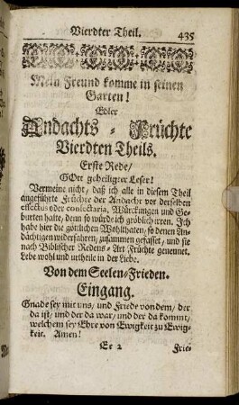 Vierdten Theils.