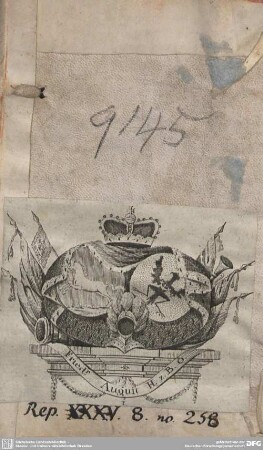 Exlibris: Friedrich August, Herzog von Braunschweig-Oels.