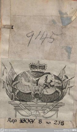 Exlibris: Friedrich August, Herzog von Braunschweig-Oels.
