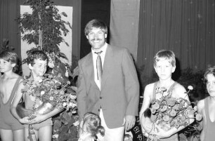 Freiburg im Breisgau: Ehrung von Ringer Uwe Sachs (Olympia-Vierter 1984)