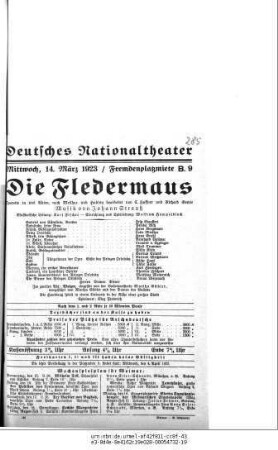 Die Fledermaus