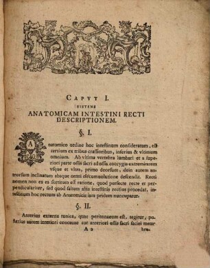 Dissertatio Inavgvralis Anatomico-Chirurgico-Medica, Qva Morbi Intestini Recti Pertractantvr