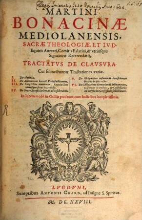 Tractatus de Clausura