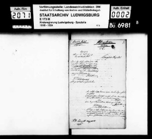 Stiftungssachen: Aktiva, Oberamt Leonberg