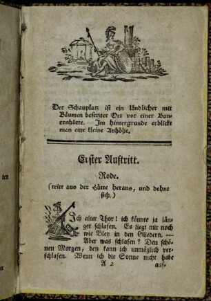 Erster Auftritt. - Eilfter Auftritt.