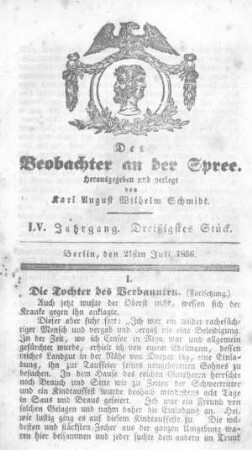 30. Stück, 21. Juli 1856