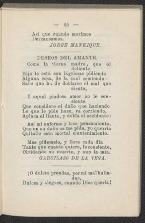 Deseos del amante.