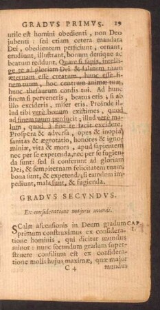 Gradus Secundus. Ex consideratione majoris mundi