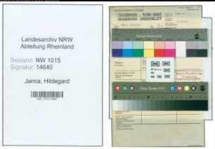 Entnazifizierung Hildegard Janca , geb. 00.00.0000 (Kindergaertnerin)