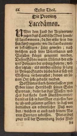 Die Provintz Lacedämon