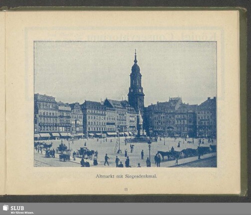 Altmarkt mit Siegesdenkmal