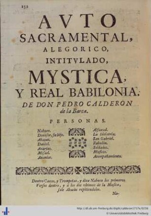 Mistica, y Real Babilonia.