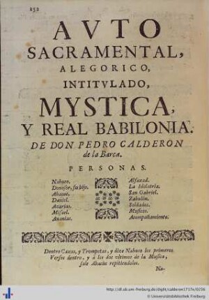 Mistica, y Real Babilonia.