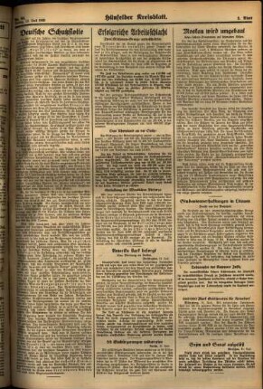 Zweite Ausgabe vom Freitag, den 12. Juli 1935.
