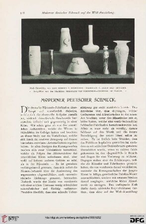 Moderner deutscher Schmuck